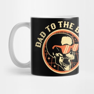 Dad To The Bone - Funny Dad Joke Skull Fathers day Halloween Mug